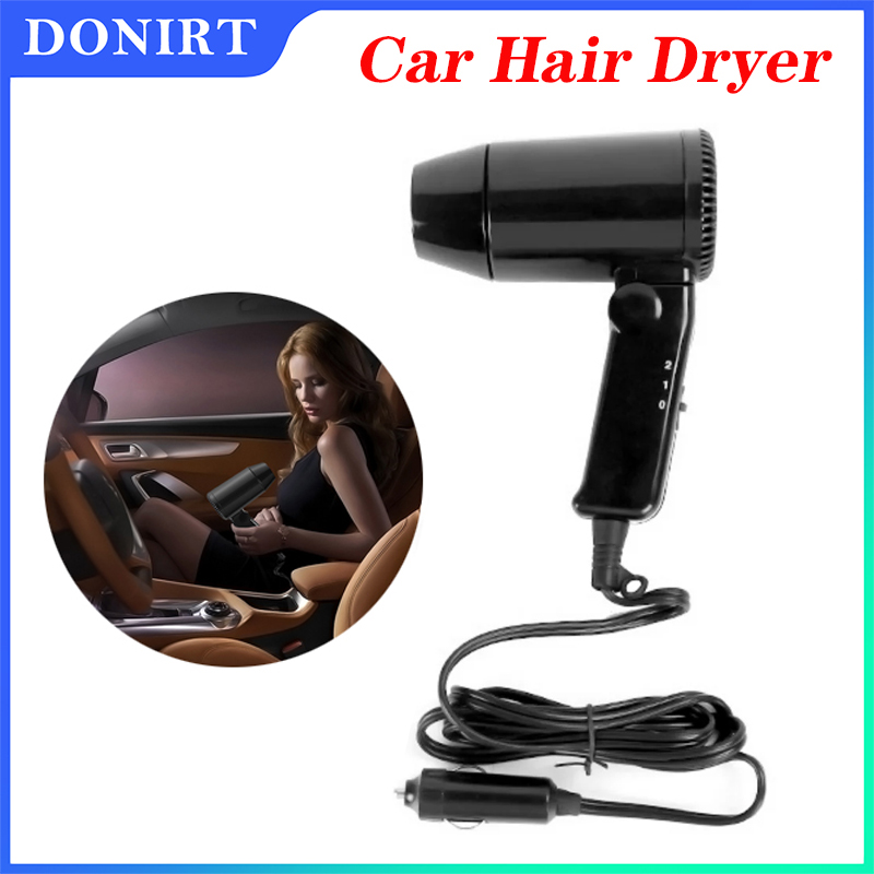 Dryer Car Blower - 휴대용 12V 자동차 헤어 드라이어 뜨거운