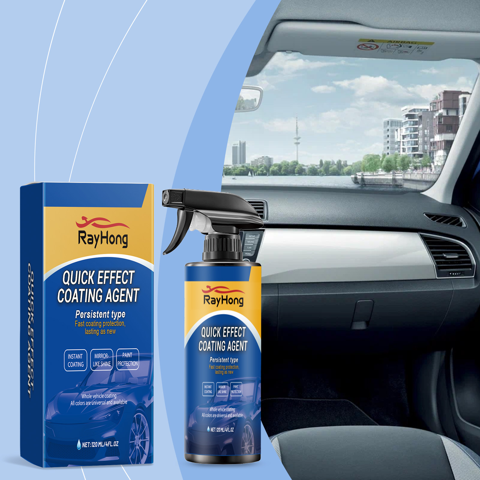 Car Wax Ceramic Coating - 자동차 세라믹 코팅 스프레이 퀵 나노