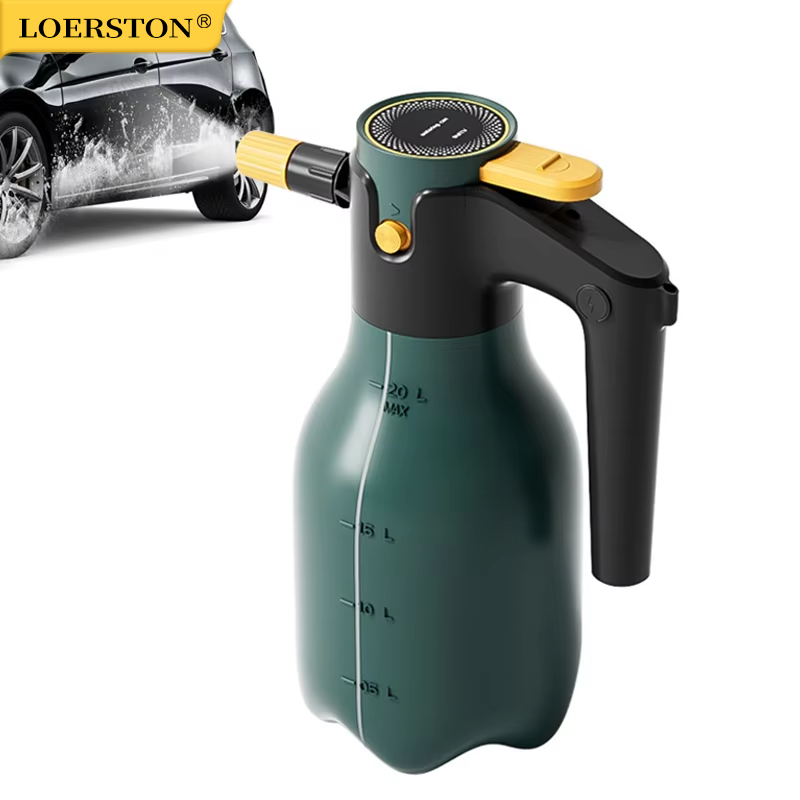 Pressure Washer Foam Gun - 업그레이드된 2L 전기식 폼 스프레이 병
