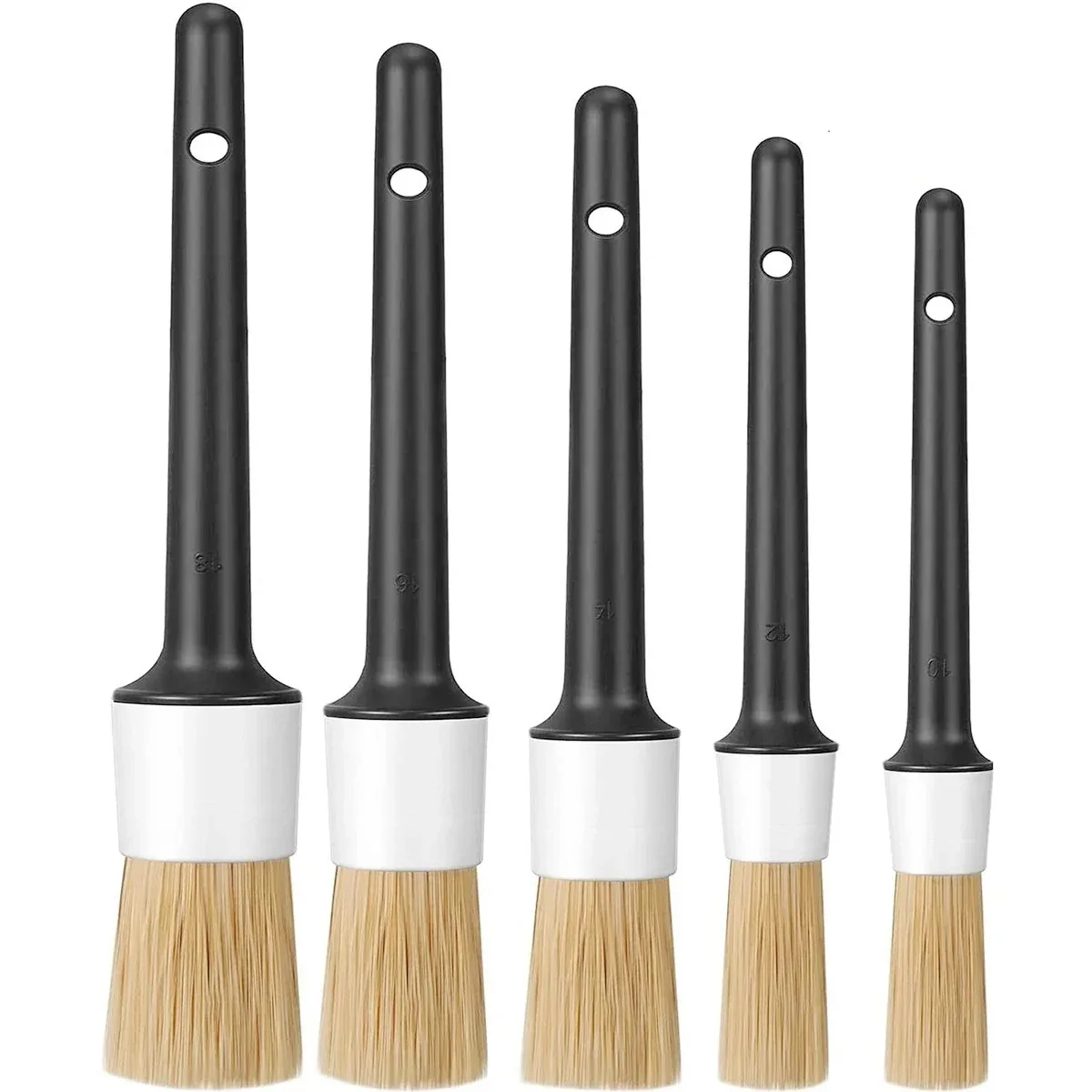 Dirt Brush Interior - 5PCS 청소 도구 자동차 자동차 자세히