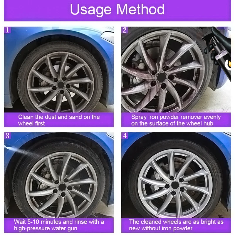 50ml/100ml 휠 페인트 철 리무버 스프레이 기술 - Wheel Cleaner Alloy 리뷰 및 가격