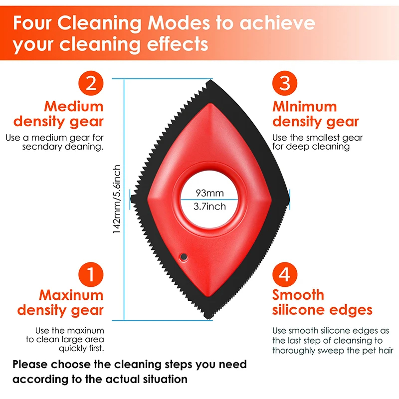 4 가지 모드 애완 동물 헤어 리무버 빗 브러시 개 고 - Seat Cleaner Fabric 리뷰 및 가격