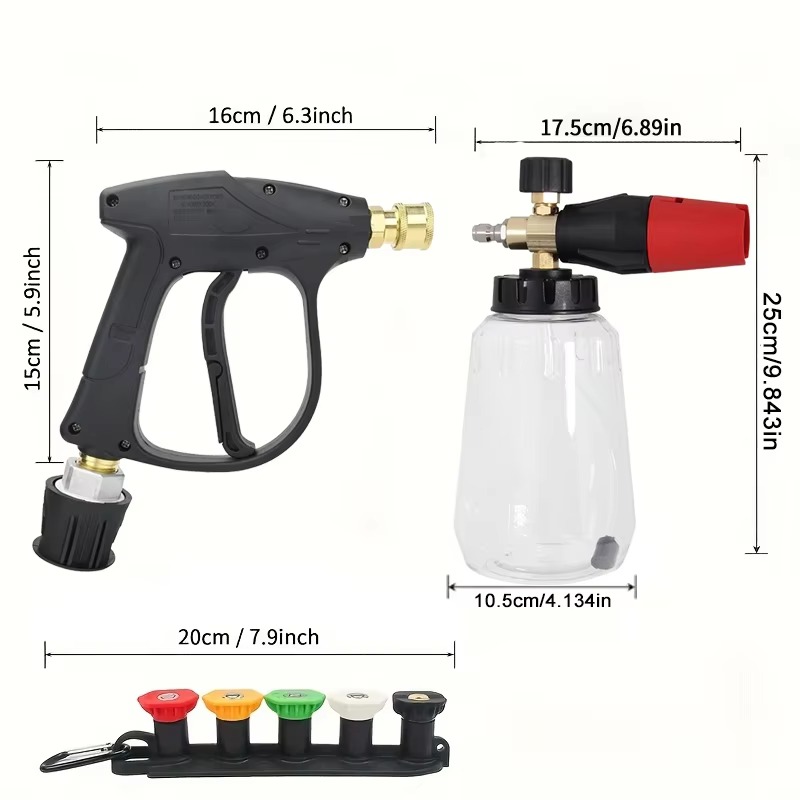 스노우 폼 캐논 랜스 키트, 카처 K2-K7 고압 세척 - Pressure Washer Foam Gun 리뷰 및 가격