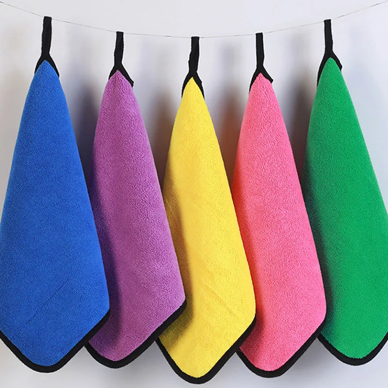 1/5pcs 두꺼운 자동차 마이크로 화이버 청소 수건  - Microfiber Towel Detailing 리뷰 및 가격