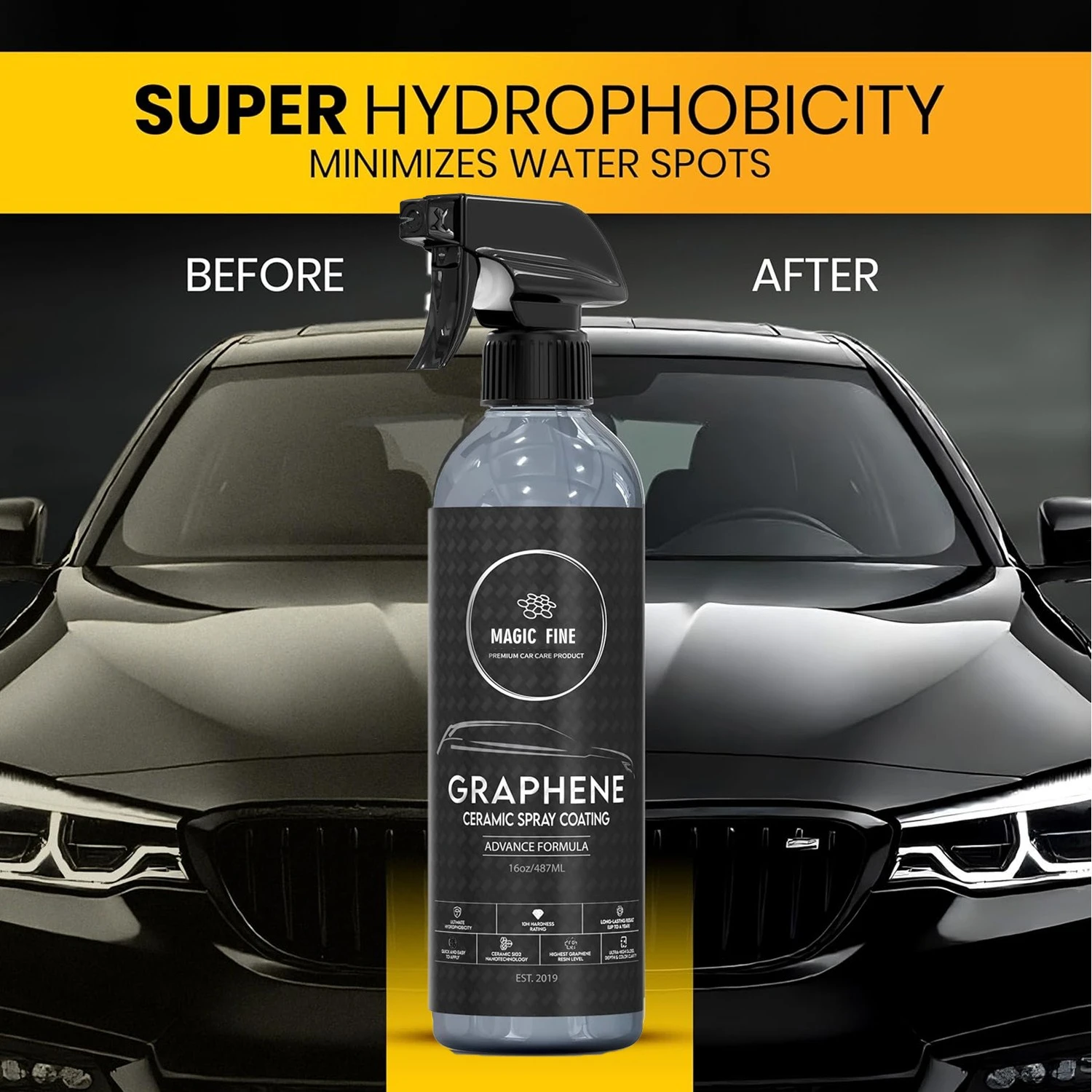 그래핀 세라믹 스프레이 코팅 빠르고 간편하게 자동차,  - Car Wax Ceramic Coating 리뷰 및 가격