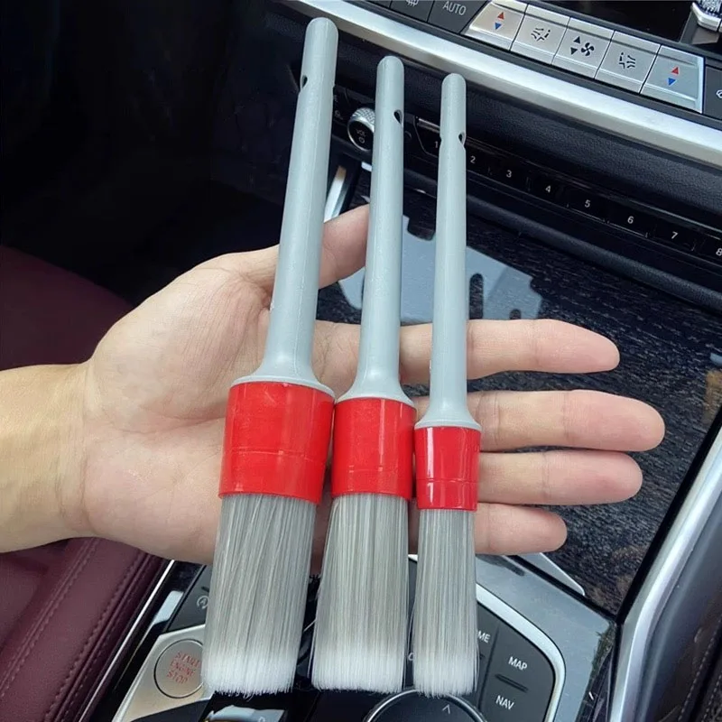 3PCS 인테리어 세부 브러시 멧돼지 머리 강모 브러쉬 - Interior Detailing Kit 리뷰 및 가격