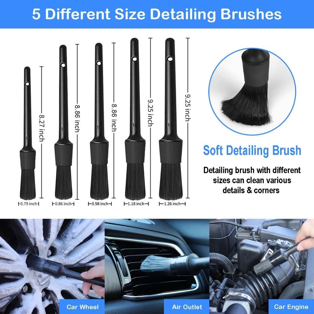 세차 브러시 세트, 공기 배출구용 디테일링 브러시, 타 - Dirt Brush Interior 리뷰 및 가격